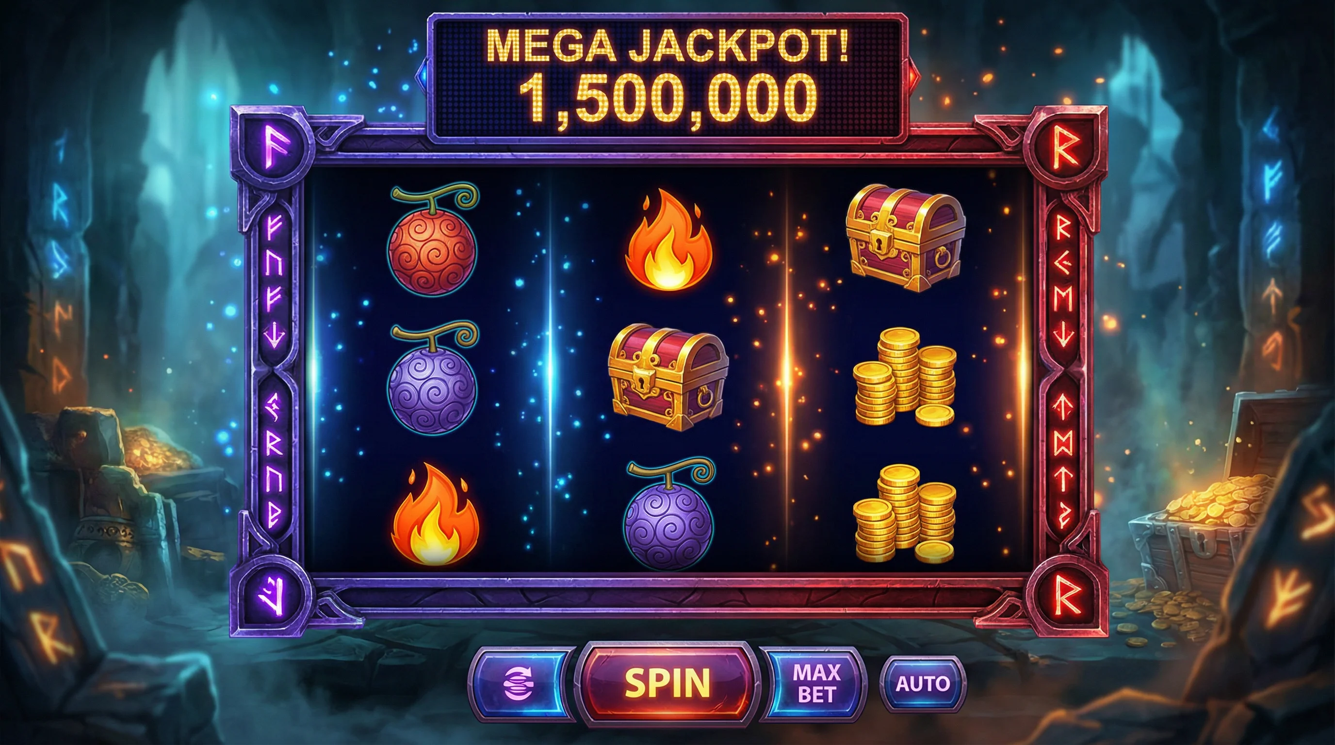 Caça-Níqueis com Tema de Frutas Diabólicas - win23